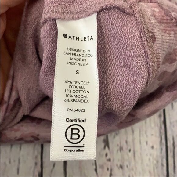 Athleta Studio to Street Sweatshirt Splatter S - Picture 5 of 7